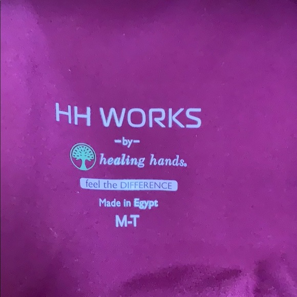 Wine Colored Medium Tall Scrub Pants - Picture 6 of 6